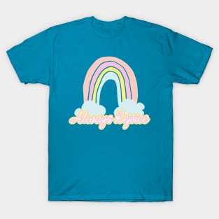 Always Rejoice Pastel Rainbow T-Shirt
